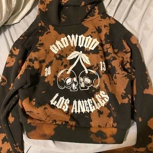 Badwood Cherry Bomb Crop Zip Up